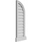Ekena Millwork Quarter Round Top Right Surface Mount PVC Gable Vent w/ 2"W x 2"P Brickmould Sill Frame, 12"W x 38"H GVPQR12X3803SN - alternate 2